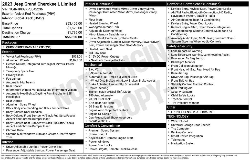 jeep grand cherokee l 2023 1C4RJKBGXP8842236 image jeep grand cherokee l 2023 1C4RJKBGXP8842236 image